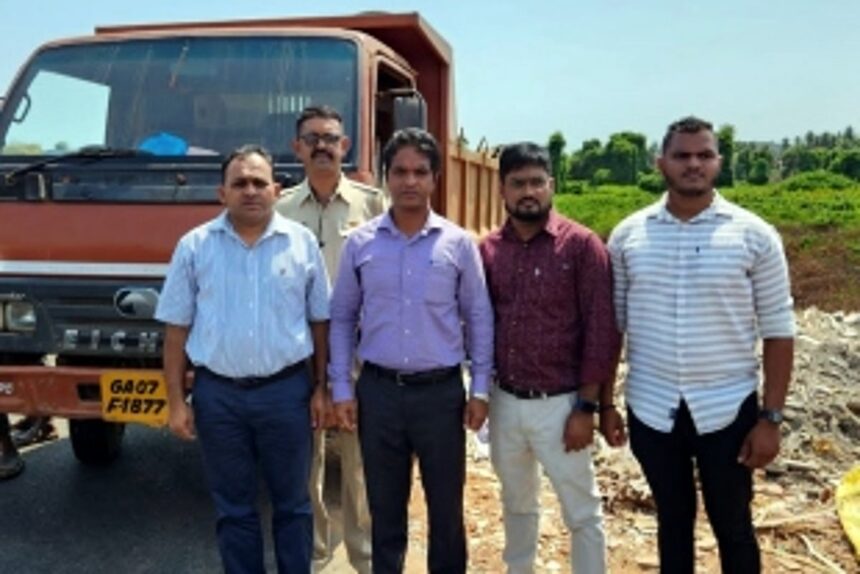 Trucks dumping waste fined Rs 10k 1 Trucks dumping waste fined Rs 10k