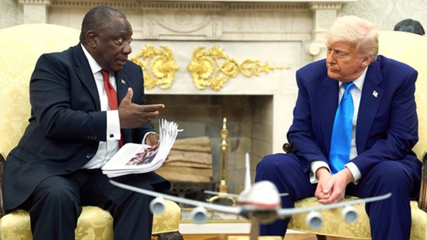 Trump Confronts South Africa’s Ramaphosa Over 'White Genocide' Claims—Pretoria Denies Allegations