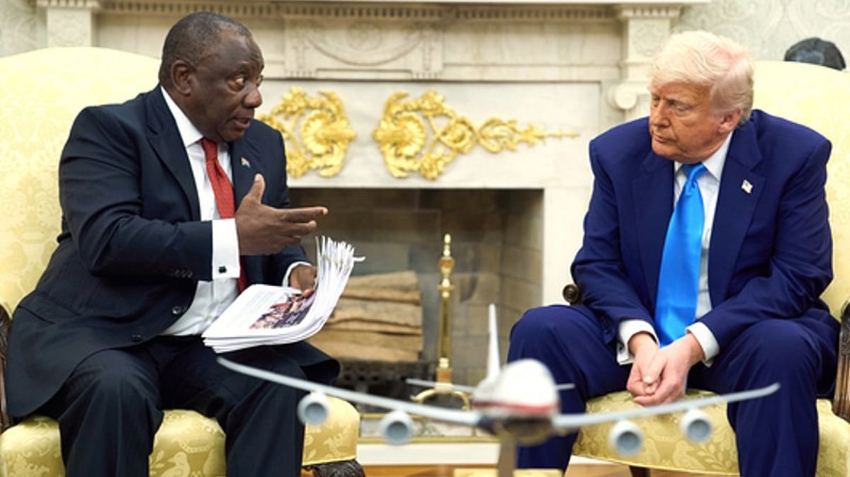 Trump Confronts South Africa’s Ramaphosa Over 'White Genocide' Claims—Pretoria Denies Allegations