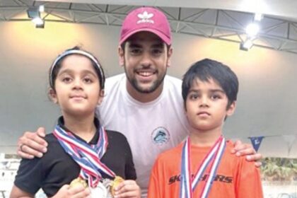 Twins Rachel, Troy shine at Dubai swimming