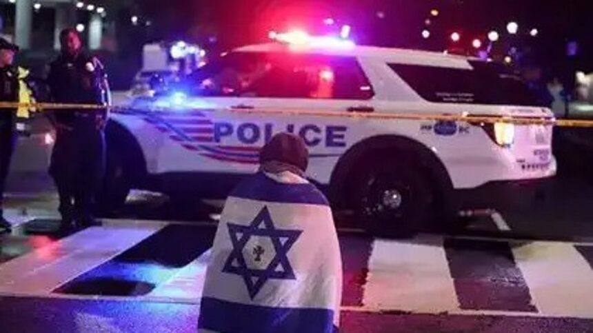 Two Israeli embassy employees killed in Washington shooting; suspect held 1 Two Israeli embassy employees killed in Washington shooting; suspect held