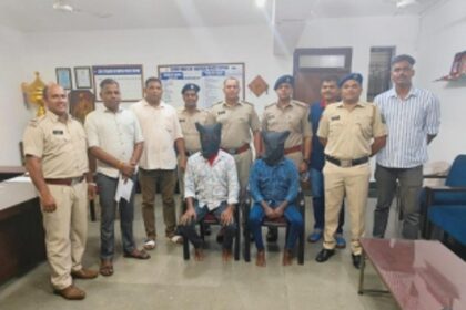 Two absconding accused  surrender before court