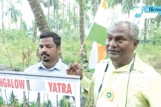 Two activists hold 5-day yatra to protest against delay in demolishing illegal bungalow at Old Goa