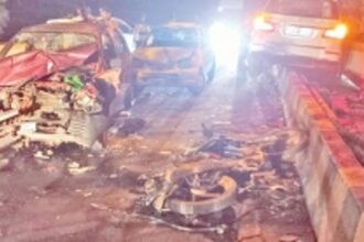 Two-and-half ton Mercedes car recklessly mows down 3 people to death at Banastarim