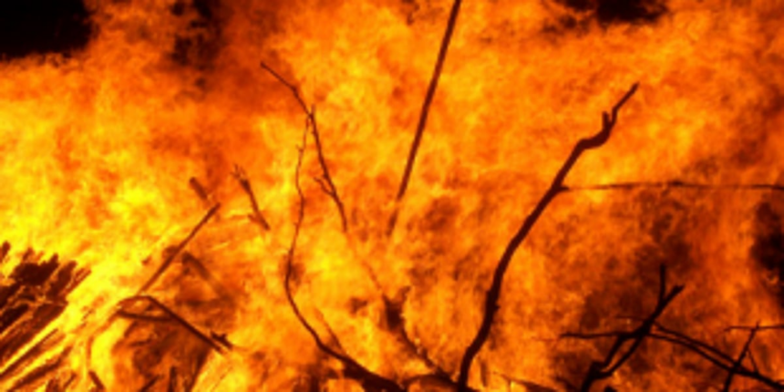 Two cottages catch fire at Assagao 1 Two cottages catch fire at Assagao