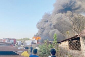 Two fibre boats, boat mould damaged in Cortalim fire