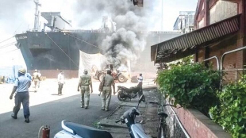 Two fire incidents at Vasco port