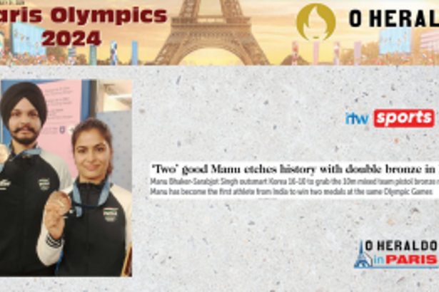 Two’ good Manu etches history with double bronze in Paris