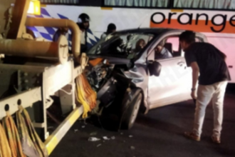 Two injured in an accident along the Sirlim-Navelim road