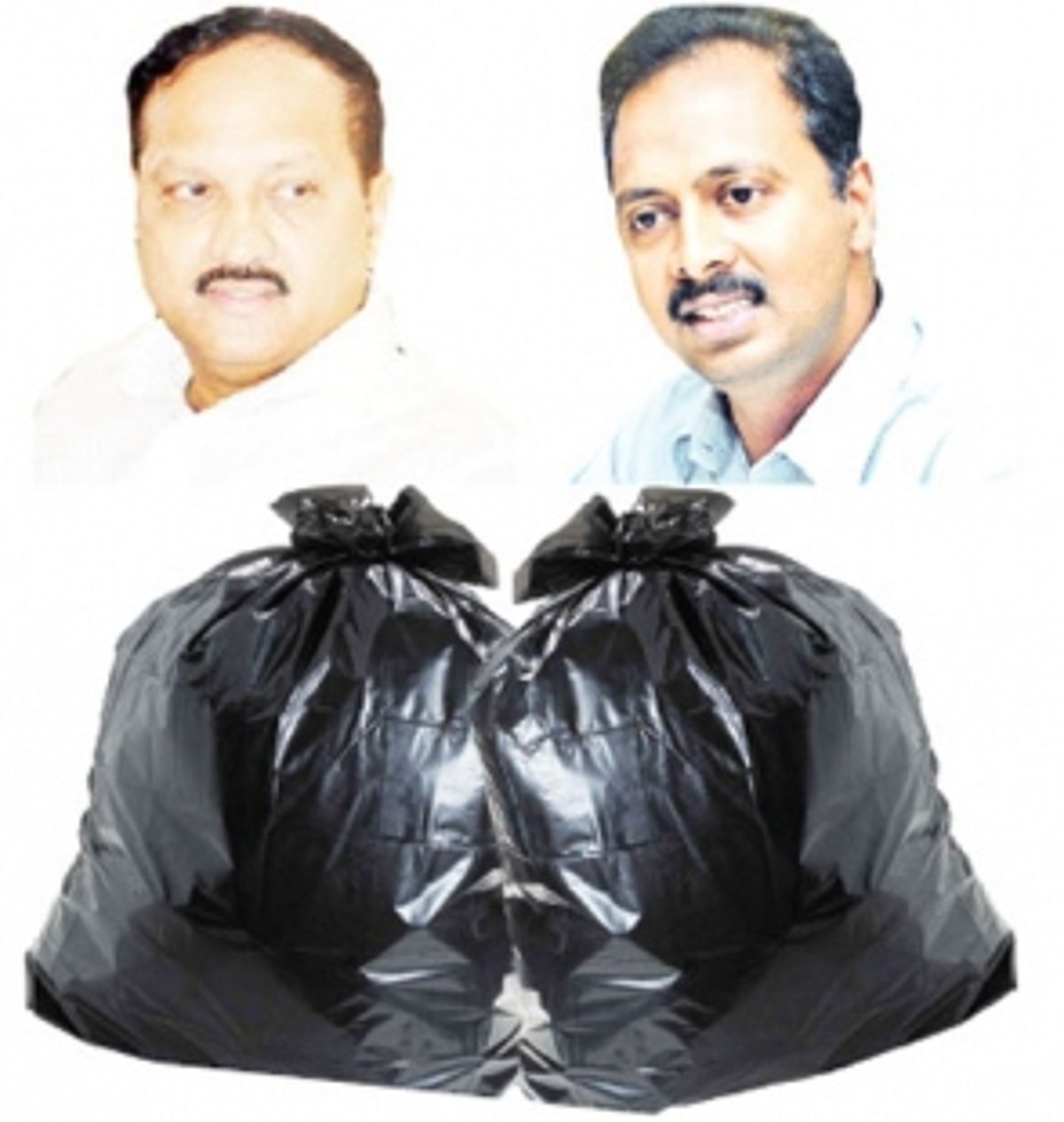 Two men and a load of rubbish