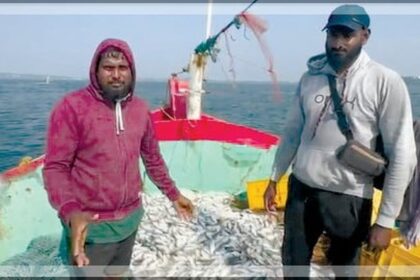 Two trawlers from Malpe, Karnataka seized for illegal fishing at Nerul