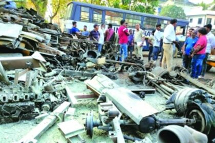 Two workers injured in blast at Fatorda metal scrapyard