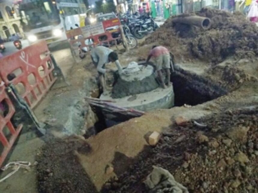 UNCONTROLLED SEWAGE stalls commercial capital’s COMMERCE