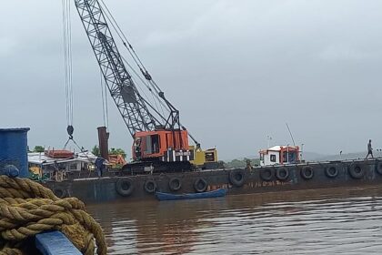 UPDATE: Partially Sunken Chorao Ferryboat Refloated and Sent for Repairs