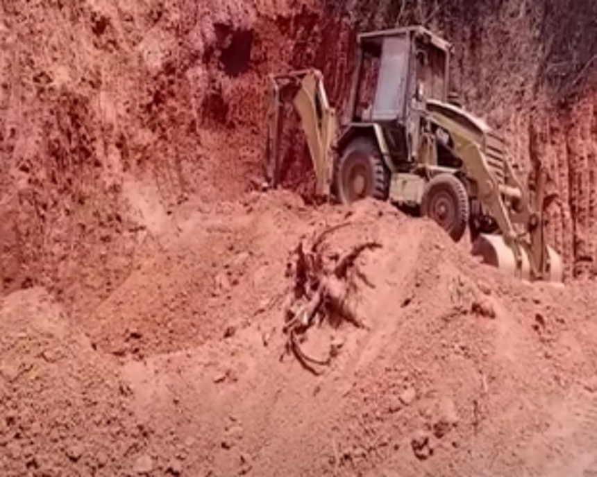 Ucassaim village panchayat acts against illegal hill cutting