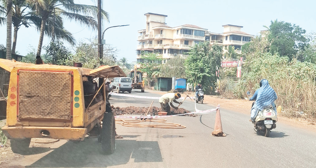 Unannounced digging causes confusion in Salcete
