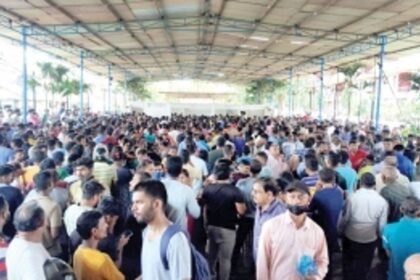 Uncontrollable crowd forces Quepem’s Ganesh Ustav Mandal to postpone lottery ticket sale