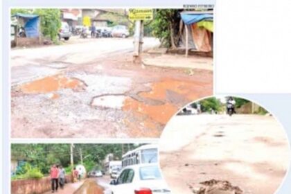 Unfinished Miramar-Dona Paula road disrupting daily life in Caranzalem