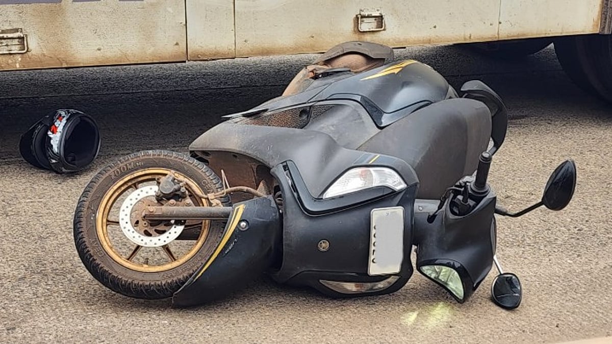 Unidentified Bike Rider Crushed to Death by ST Bus Near Dhargal Signal on National Highway