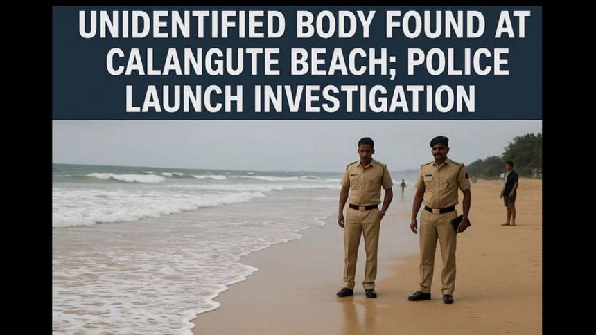 Unidentified Body Found at Calangute Beach; Police Launch Investigation