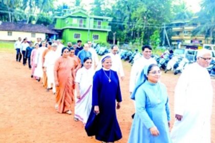 Unique tribute: Benaulim sports club celebrates village’s priests and nuns with felicitation event