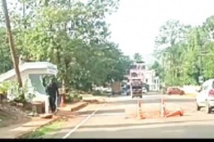 Unnecessary cones confuse motorists on Ponda road