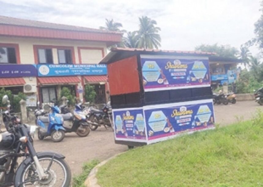 Unorganised Cuncolim Market tarnishes the look of the town