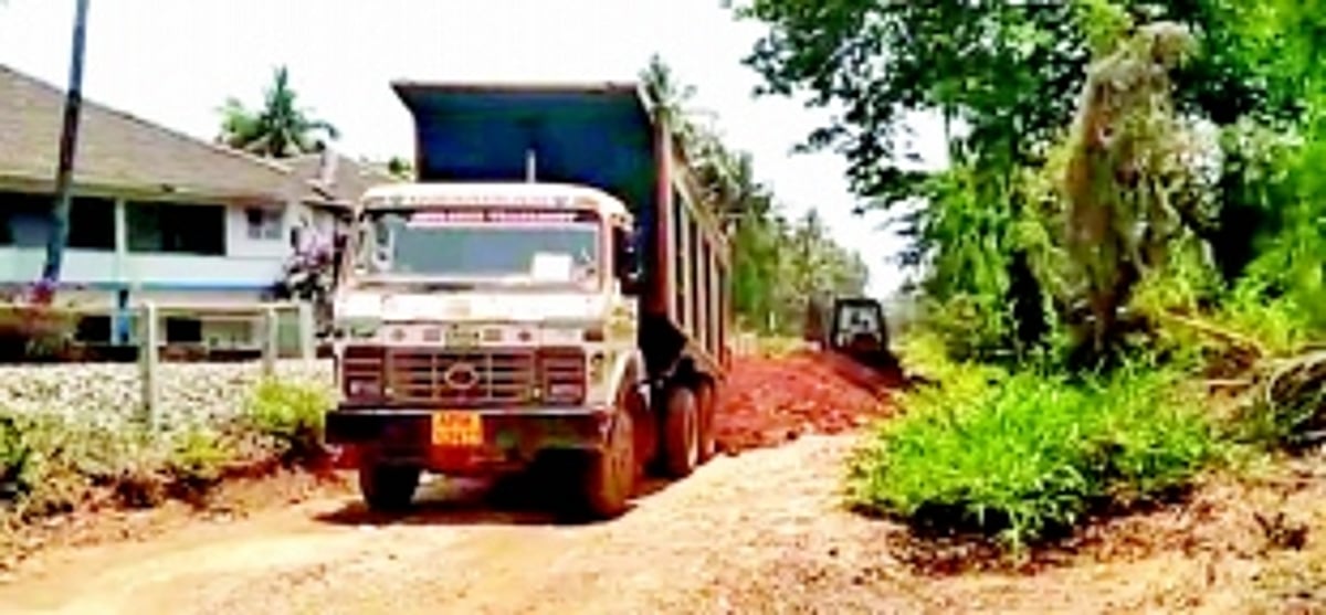 Unsteady calm breaks: Velsao locals back on track as mud dumped by Railways blocks homes