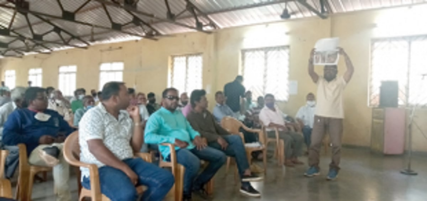 Uproar at Bandora sabha over four Sanatan buildings