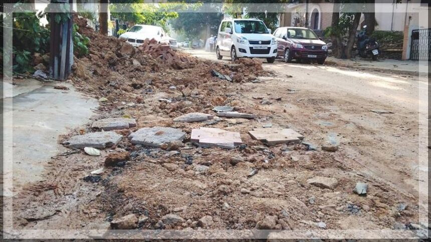 Urgent Restoration Needed for Dug-Up Roads in Bicholim to Prevent Accidents