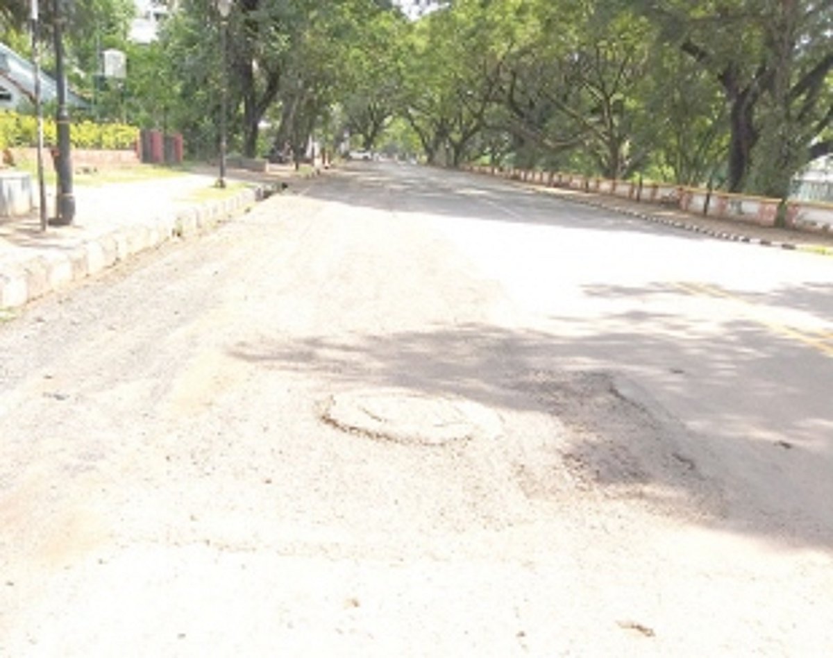 Urgent levelling of road in city need of the hour