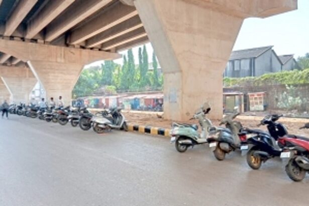 Use underbridge space near RTO for parking