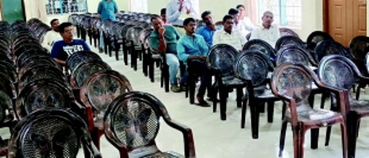 Usgao-Ganjem gram sabha draws poor response;  no development  proposal discussed