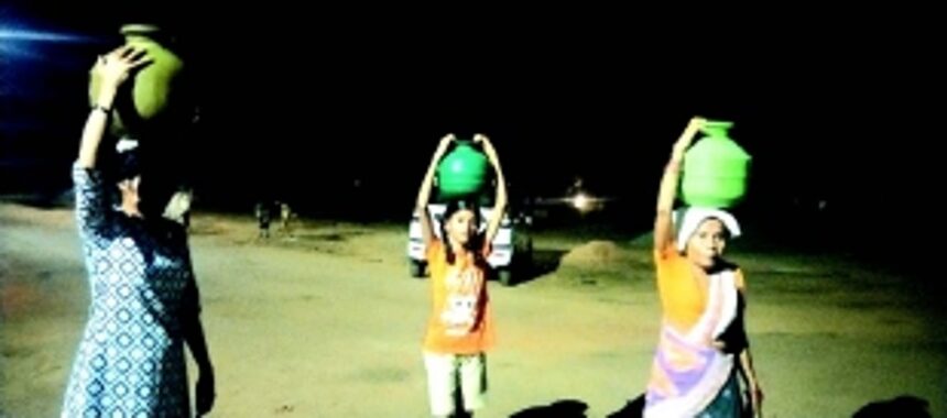 Usgao thirsts for water despite being perched on the banks of Mhadei river