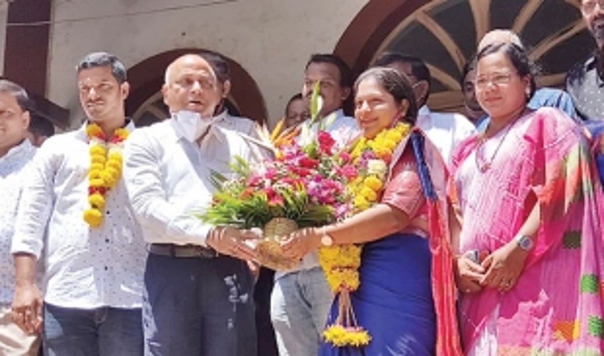 Usha elected Pernem  Municipal Council chief