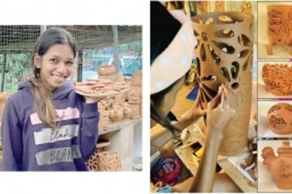 Using clay to tell her artistic story