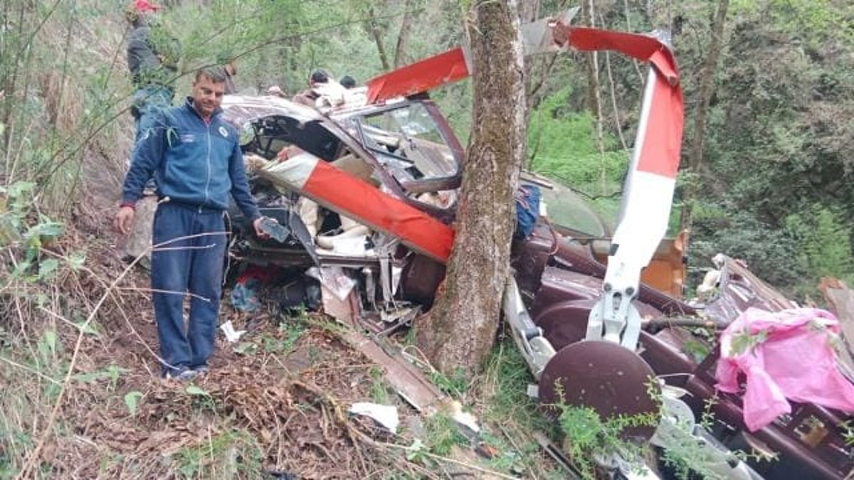 Uttarkashi Helicopter Crash: Rotor Hit Cable Before Emergency Landing Attempt on NH34