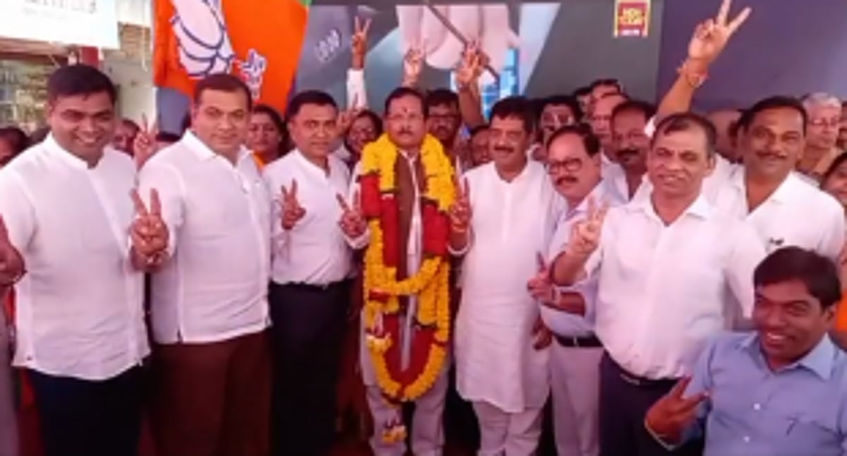 VERDICT 2024: CM Sawant congratulates Shripad Naik for leading in North (03.45 p.m)