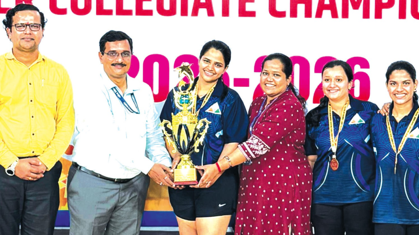 VM Salgaocar Law College Retains Women’s Title; GEC Farmagudi Wins Men’s Crown at Goa University Table Tennis Championship 2025-26 1 VM Salgaocar Law College Retains Women’s Title; GEC Farmagudi Wins Men’s Crown at Goa University Table Tennis Championship 2025-26