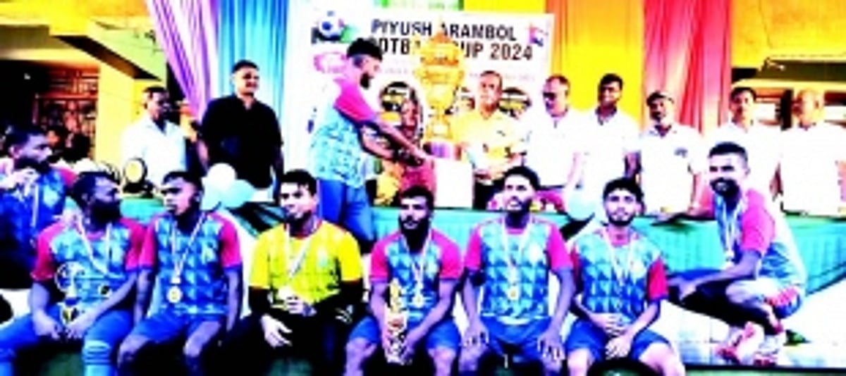 Vailankanni Calangute lift  Piyush Arambol Football Cup