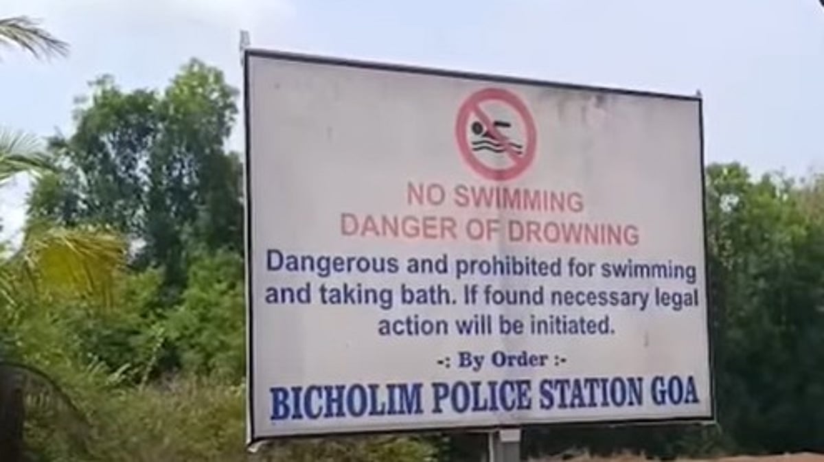 Valpoi Police Nab Seven for Attempting to Swim in Restricted Nanoda Bhatwadi Waters
