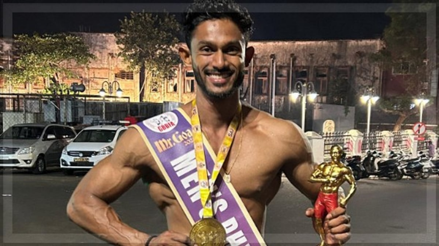 Varad Parab Wins Mr Goa Men’s Physique Title at the 3rd All Goa Bodybuilding Championship 1 Varad Parab Wins Mr Goa Men’s Physique Title at the 3rd All Goa Bodybuilding Championship