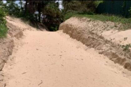 Varca P’yat provides proof of action taken against sand dune destruction