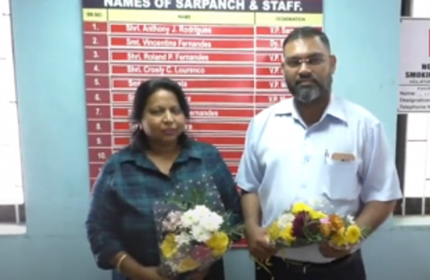 Varca gets new sarpanch, deputy 1 Varca gets new sarpanch, deputy