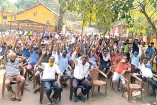 Varkhand-Nagzar villagers oppose new roads and aerocity
