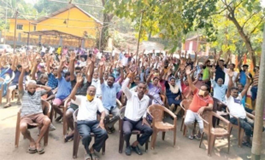Varkhand-Nagzar villagers oppose new roads and aerocity