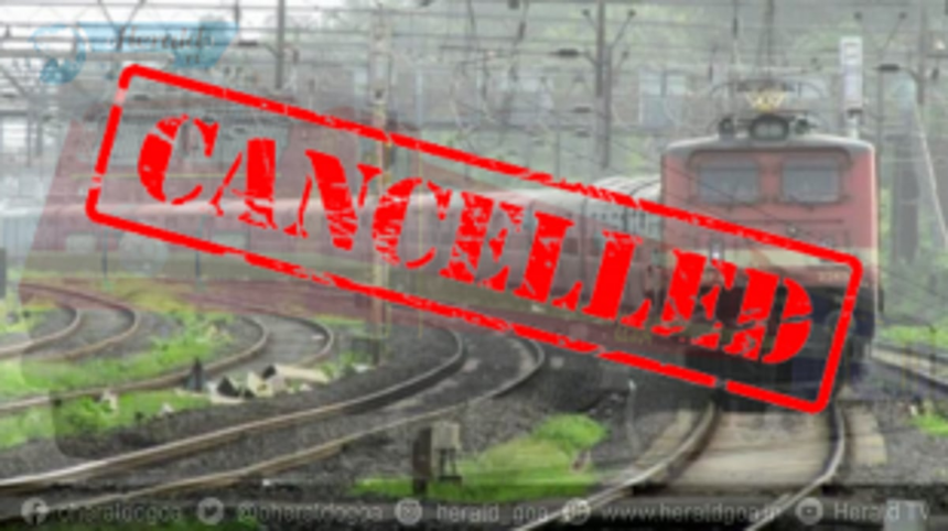 Vasco-Kulem train cancelled from September 19 to 30