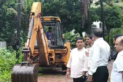 Vasco MLA Krishna Salkar Supports Pre-Monsoon Nullah Desilting at Baina; Appeals to Public to Keep Waterways Clean