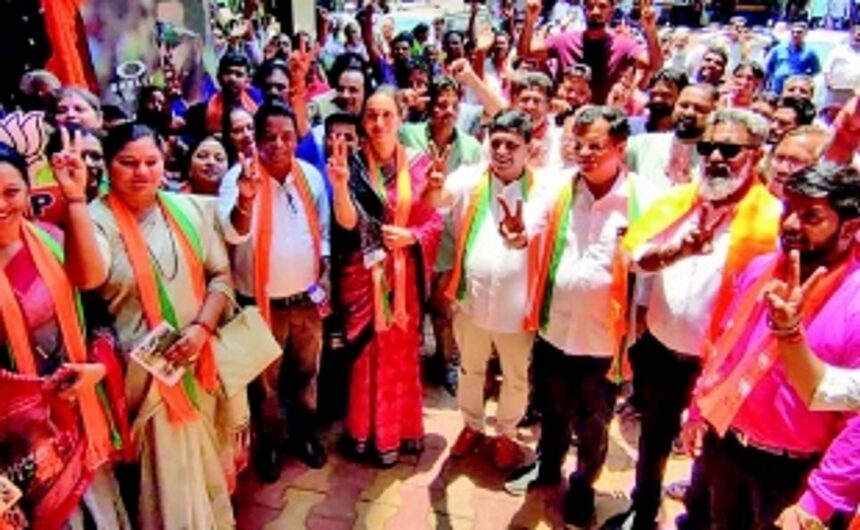 Vasco MLA seeks votes for Pallavi 1 Vasco MLA seeks votes for Pallavi