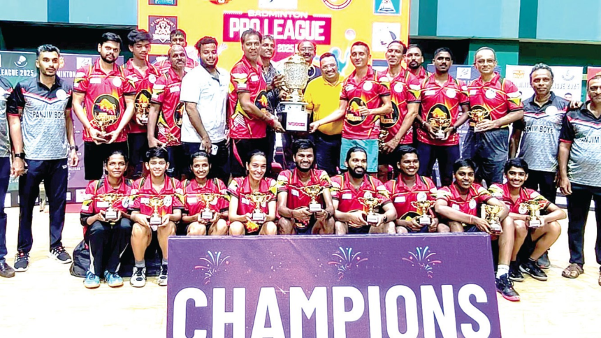 Vasco Rebels Clinch Title in Inaugural Badminton Pro League 2025, Defeat Mapusa Gladiators 120-111 1 Vasco Rebels Clinch Title in Inaugural Badminton Pro League 2025, Defeat Mapusa Gladiators 120-111